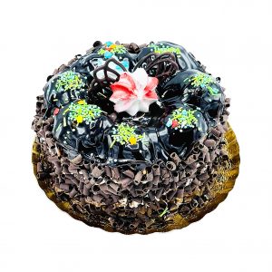 TORT GOGOSELE VANILIE SI PROFITEROL