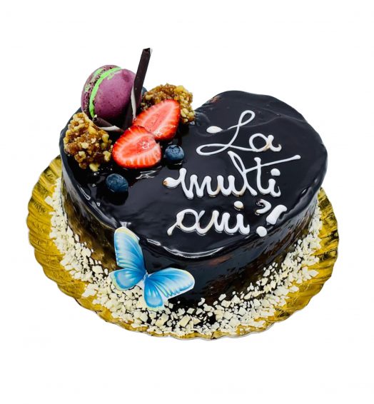 TORT DE CIOCOLATA IN FORMA DE INIMA