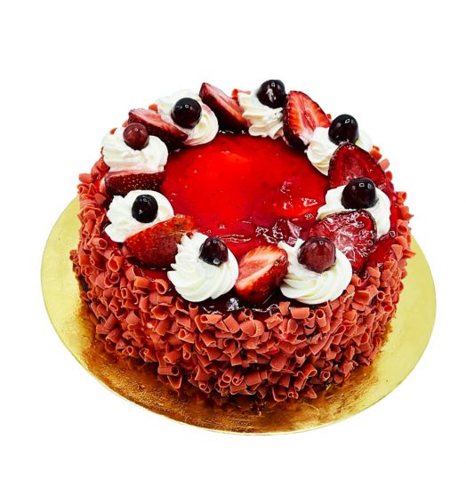 TORT DIPLOMAT EXTERIOR DIN JELEU DE CAPSUNE